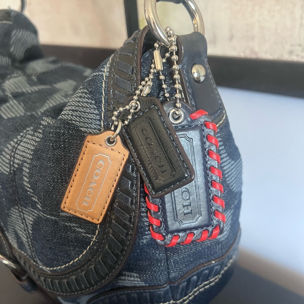 Coach Signature Poppy Hobo Denim Bag 2011 - Picture 3 of 12